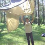 4 luglio 2004 -  E vai con la pulizia della tenda